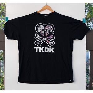 Tokidoki Skull T-Shirt Purple Black TKDK Size 2XL